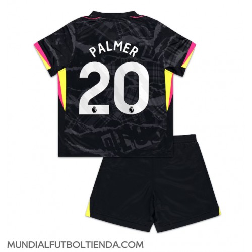 Camiseta Chelsea Cole Palmer #20 Tercera Equipación Replica 2024-25 para niños mangas cortas (+ Pantalones cortos)